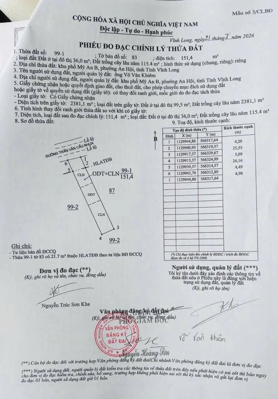 Bán đất mặt tiền 151m2 Trần Văn Cầu, Nhà Bè - 888 triệu - Ảnh 1