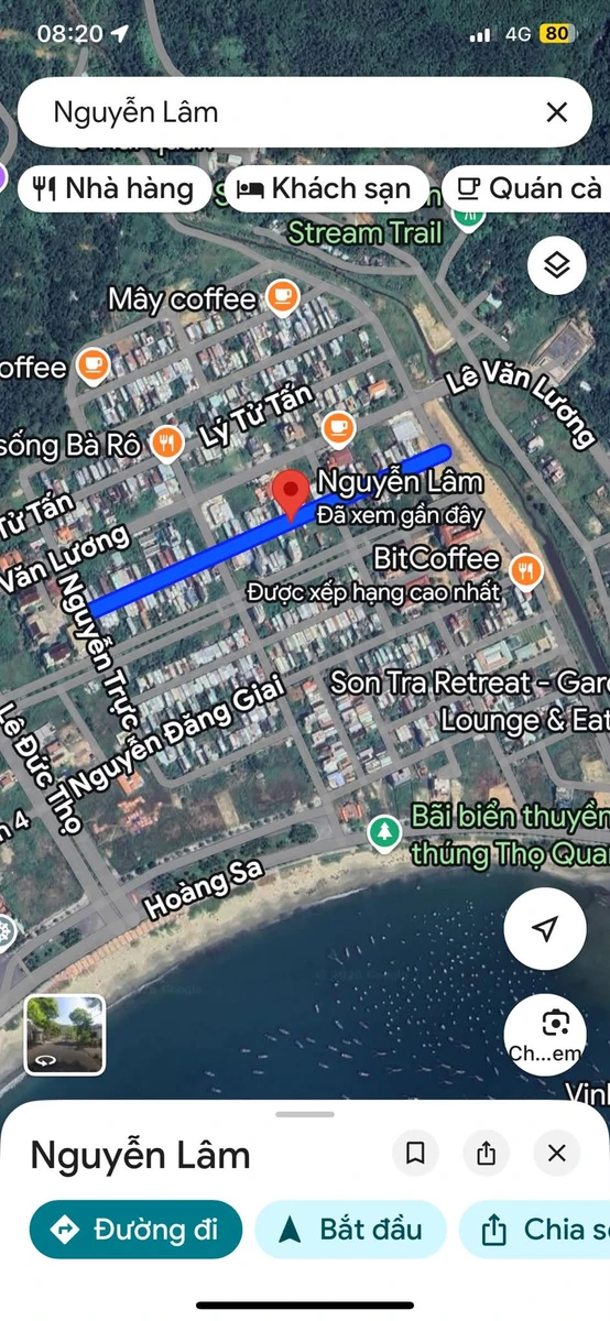 Bán lô đất 100m2 đường Nguyễn Lâm Sơn Trà Nha Trang - Ảnh 1