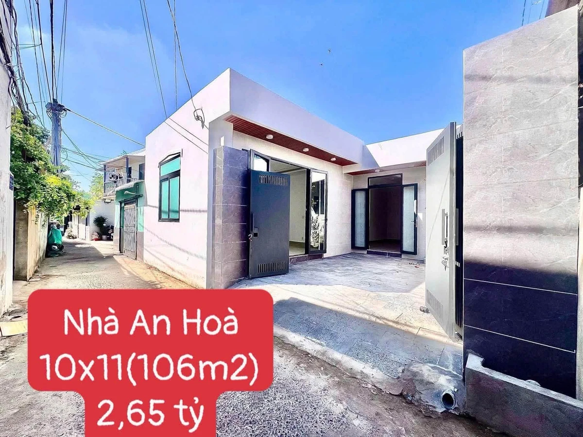 Bán nhà phố Phường An Hòa 106m², giá 2,65 tỷ - Ảnh 1