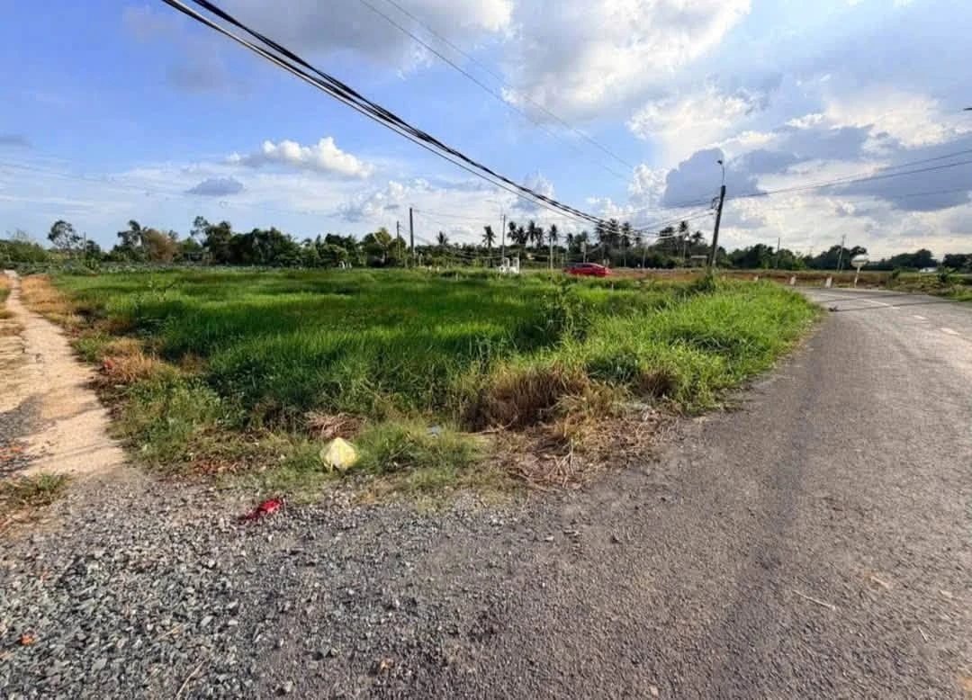 Bán đất thổ cư mặt tiền đường nhựa Nguyễn Văn Mỹ, Bình Tịnh, Tân Trụ, 125m2, 679 triệu - Ảnh 1
