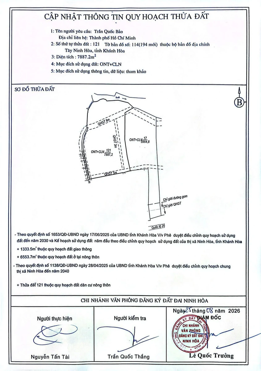 Bán 14.000 m² đất Bắc Nha Trang 26 tỷ đồng - Ảnh thu nhỏ 3