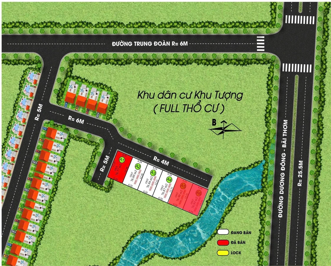 Bán đất thổ cư 76m² Trung Đoàn, Phú Quốc 900 triệu - Ảnh thu nhỏ 5