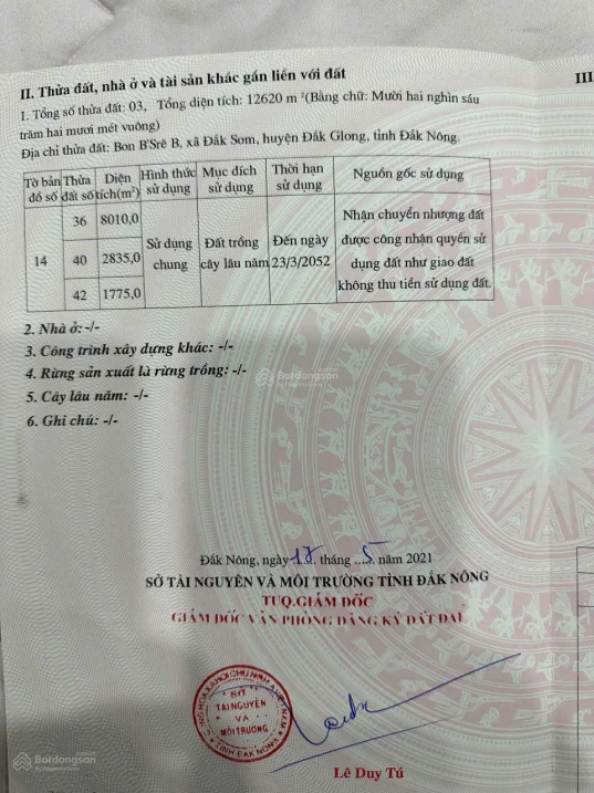 Bán lô đất 1,6ha khu du lịch Tà Đùng Đắk Nông view tuyệt đẹp giá 29 tỷ - Ảnh thu nhỏ 5