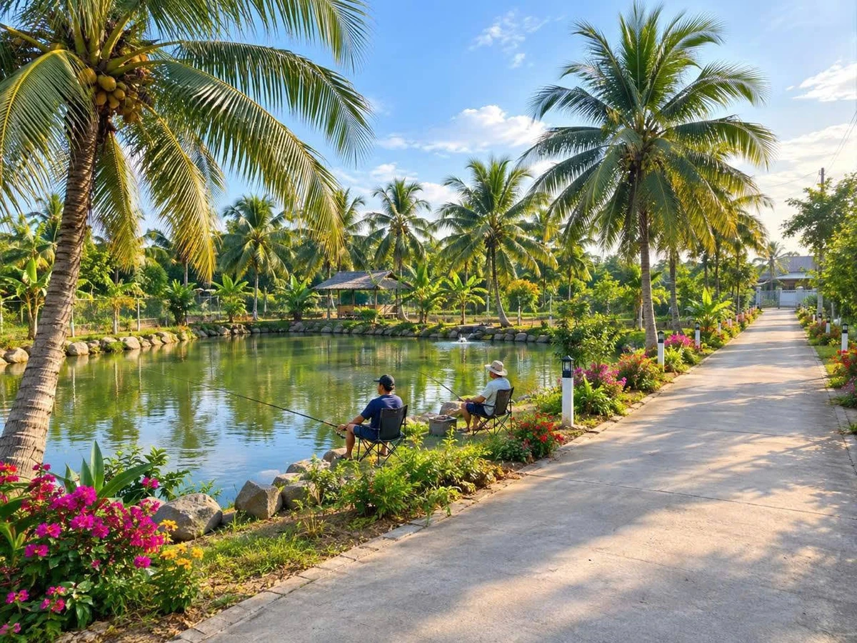 Bán đất vườn nghỉ dưỡng 1 sào, 200m² thổ cư, giáp phường Bảo Vinh, Long Khánh - Ảnh thu nhỏ 3