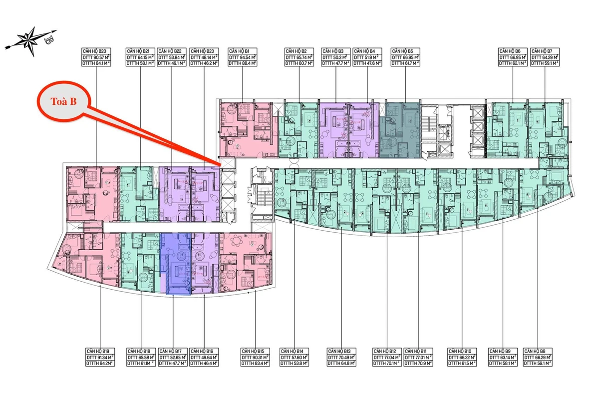 Bán căn hộ 47m² 2,4 tỷ Quy Nhơn - Ảnh thu nhỏ 3
