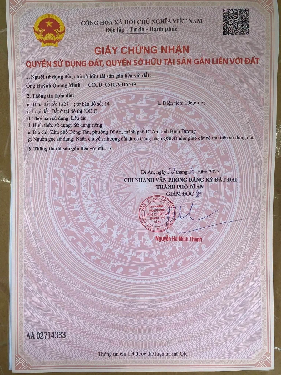 Bán nhà hẻm Nguyễn Du 106m² trung tâm Dĩ An, giá 5,9 tỷ - Ảnh thu nhỏ 4