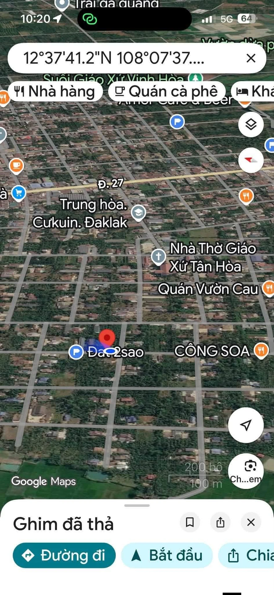 Bán đất thổ cư 60m² Cư Kuin Đắk Lắk 500 triệu - Ảnh 1