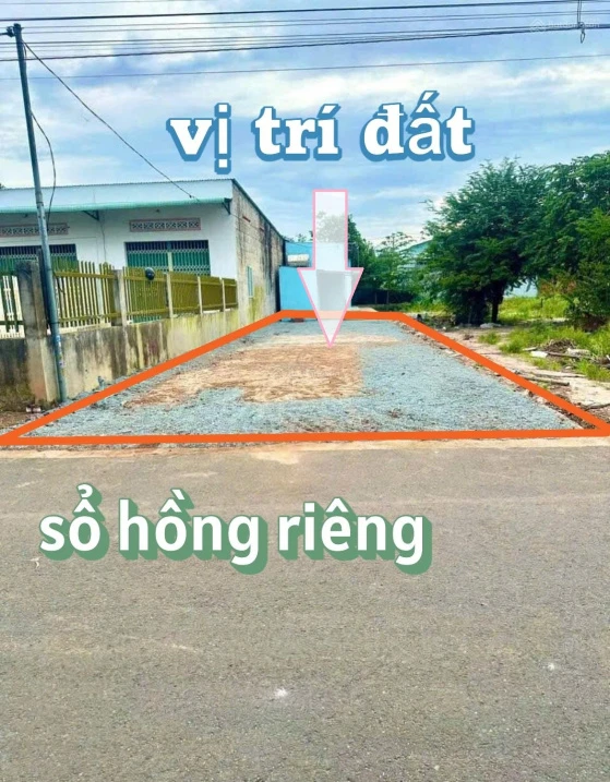 Bán đất 200m2 Đ. Suối Sâu, An Tịnh Trảng Bàng, Giá 700 triệu, SHR, mặt tiền 5m, Gần KCN Trảng Bàng. - Ảnh 1