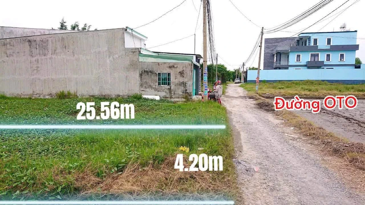 Bán đất thổ cư 108m2 giá 999 triệu gần DT823D, Đức Hòa Đông, Long An - Ảnh 1