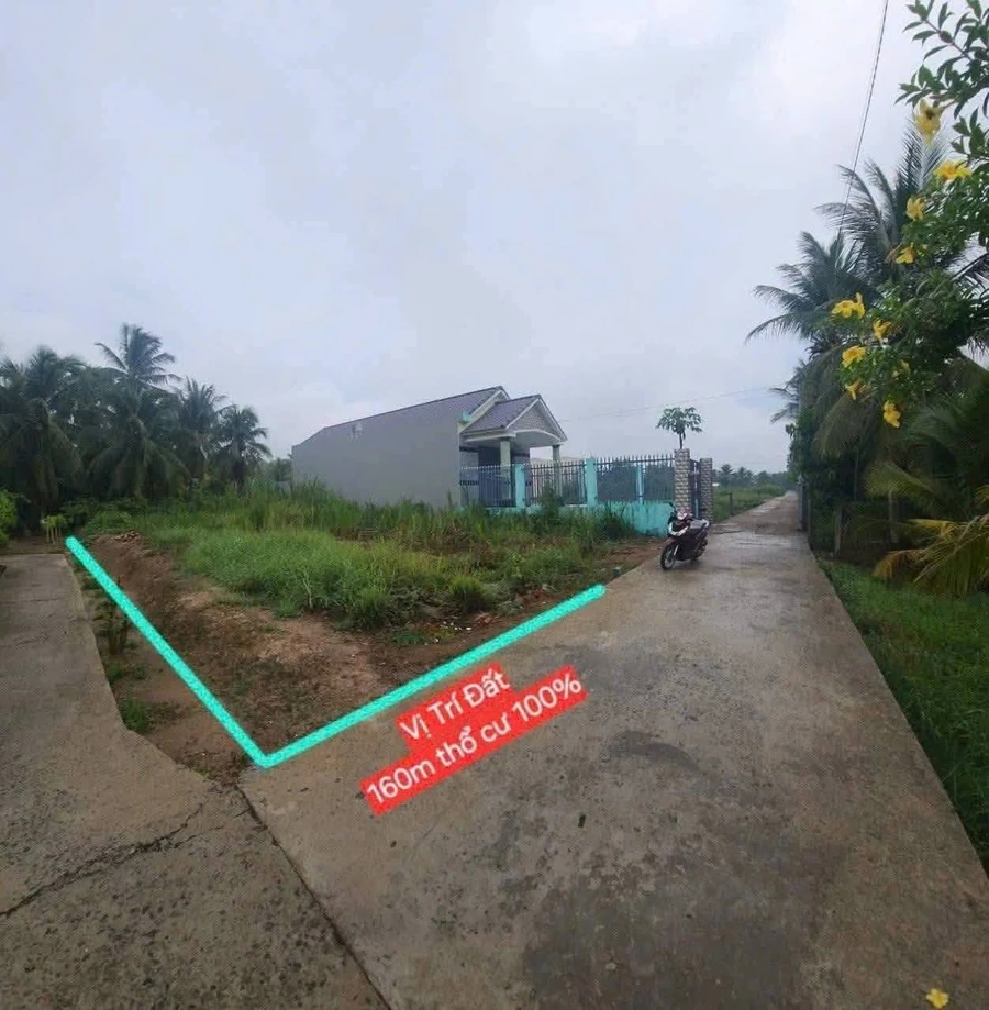 Bán gấp nền đất thổ cư 160m2 giá 830 triệu tại phường Bến Tre, Vĩnh Long - Ảnh thu nhỏ 4