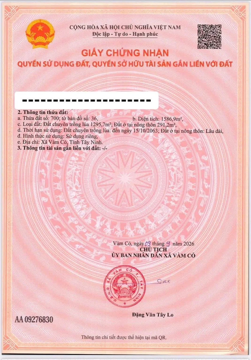 Bán đất 1.586m2 gần Huỳnh Văn Đảnh 1 tỷ 750 - Ảnh thu nhỏ 3