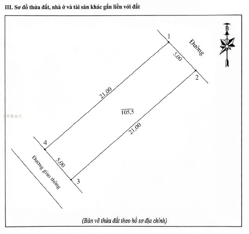 Bán đất Xuân An Nghi Xuân Hà Tĩnh 100m2 hơn 1 tỷ - Ảnh thu nhỏ 3