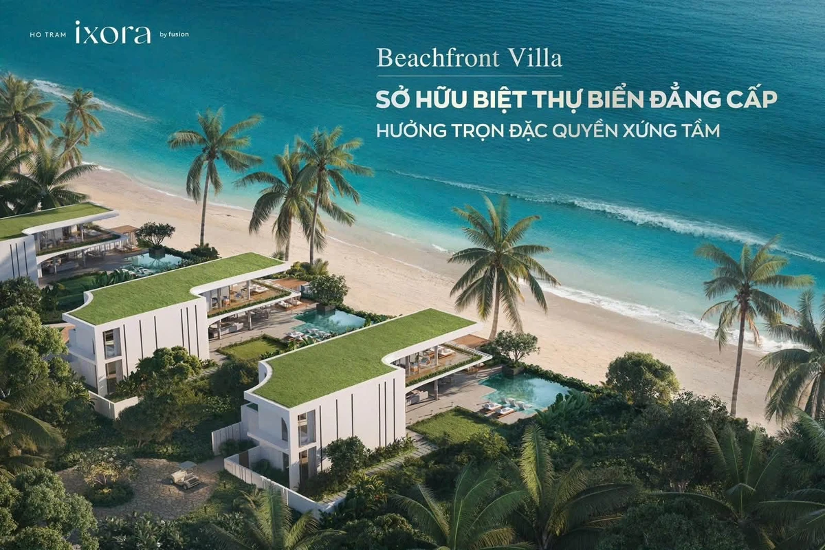 Bán biệt thự biển Beachview 17, 304m2, 2PN, Hồ Tràm - Ảnh 1