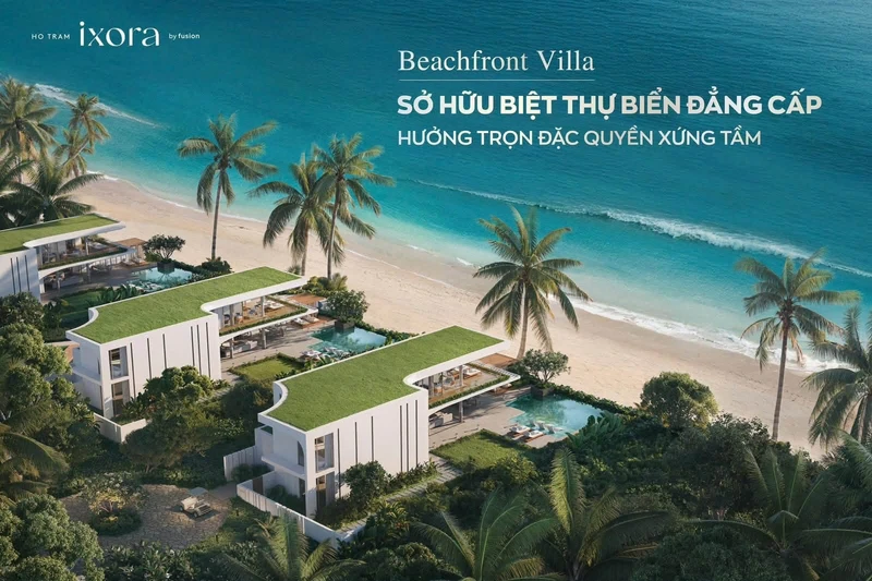 Bán biệt thự biển Beachview 17, 304m2, 2PN, Hồ Tràm