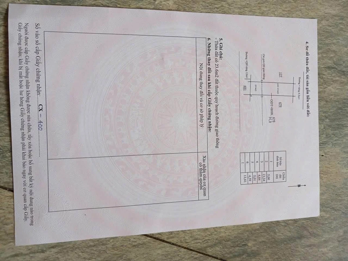 Bán đất 91m² tặng kho, 101 Hoàng Hoa Thám, 2.9 tỷ - Ảnh thu nhỏ 4