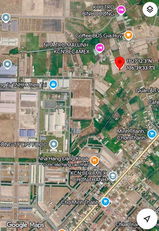 Bán đất nền 240m2 gần KCN Becamex, giá 595 triệu