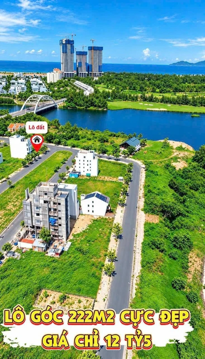 Bán lô góc 222m2 view sông FPT Đà Nẵng 12,5 tỷ - Ảnh thu nhỏ 2