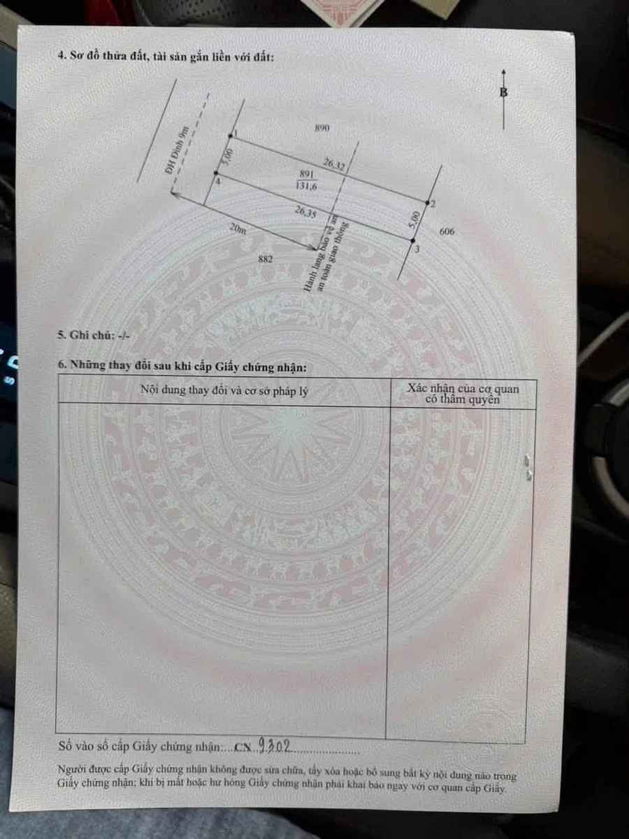 Bán đất thổ cư 145m² Xã Nhựt Tảo, Tân Trụ, Long An 600 triệu - Ảnh thu nhỏ 3