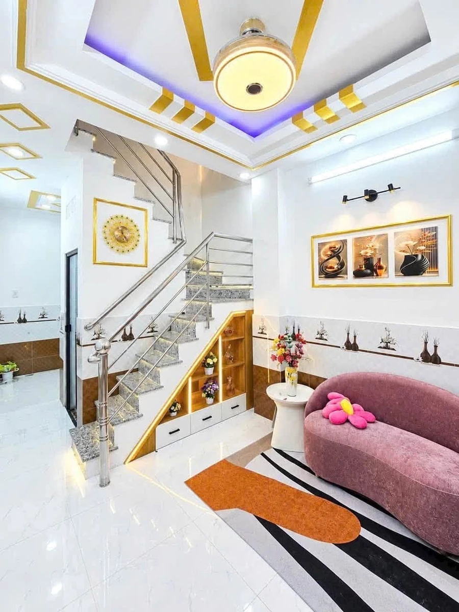 Bán nhà 24m² 4 phòng ngủ Huỳnh Tấn Phát Nhà Bè 1 tỷ 750 triệu - Ảnh thu nhỏ 3