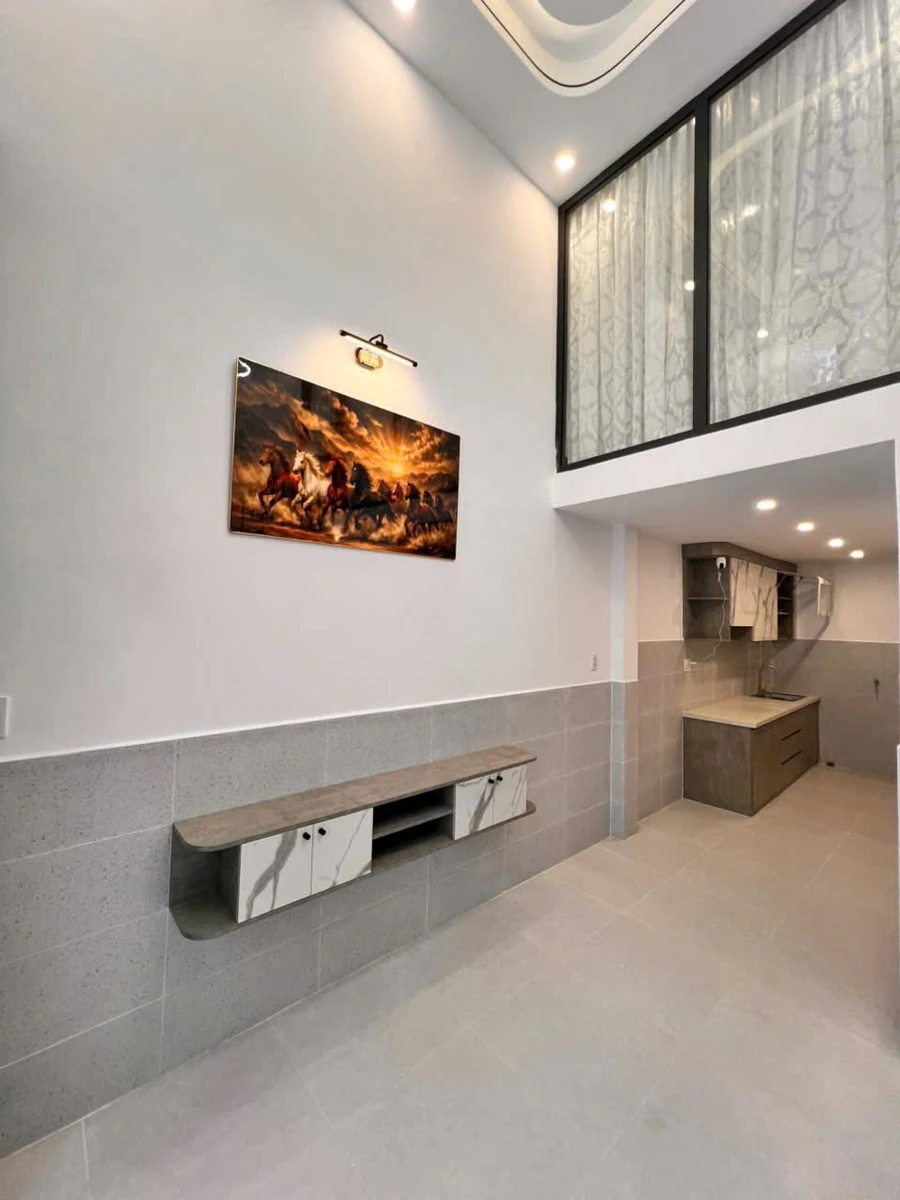 Bán nhà 2 tầng 33m² 2PN 2WC nở hậu, hẻm 3m gần chợ vải Phú Thọ Hòa, Tân Phú - Ảnh thu nhỏ 3