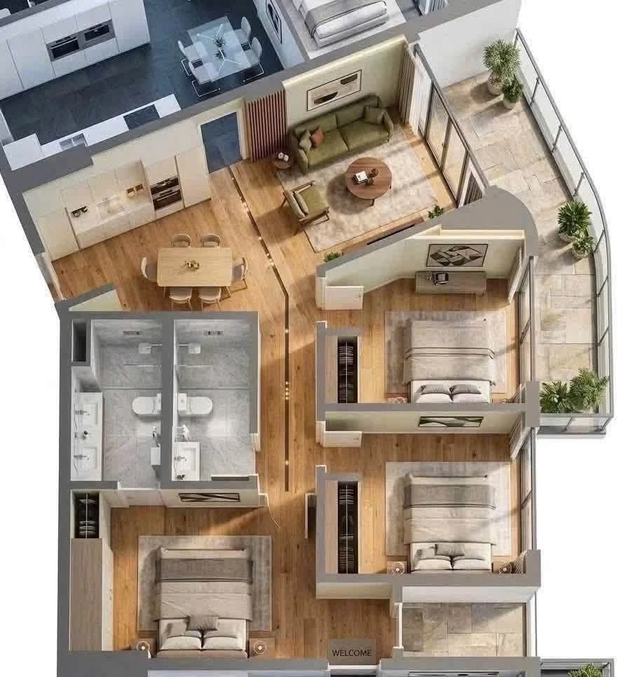 Bán căn 3PN 76,5m² tại Ecoriverside Thủ Đức - Ảnh thu nhỏ 3