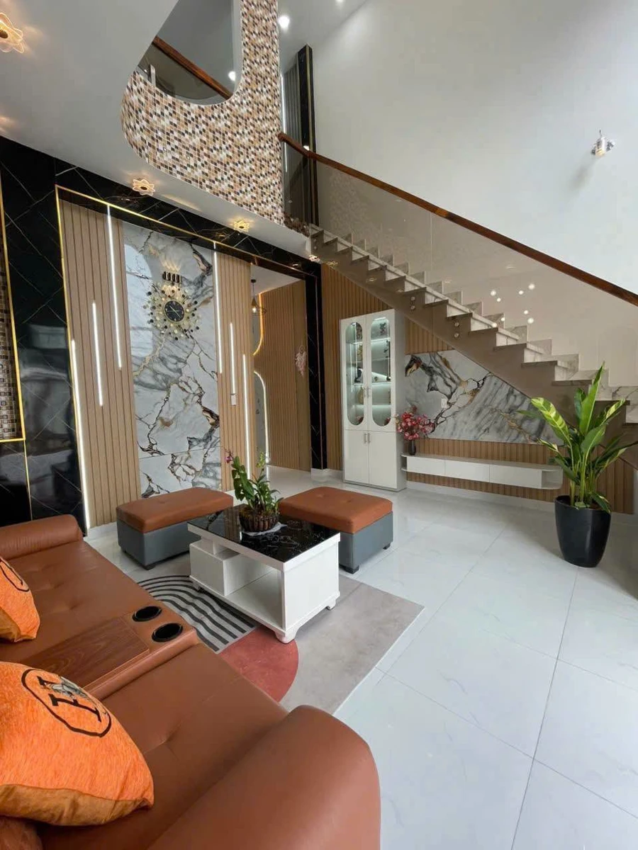 Bán nhà 1 trệt 1 lầu 125m2 4 phòng ngủ, giá 2,99 tỷ tại xã Mỹ Lộc, Cần Giuộc - Ảnh thu nhỏ 3