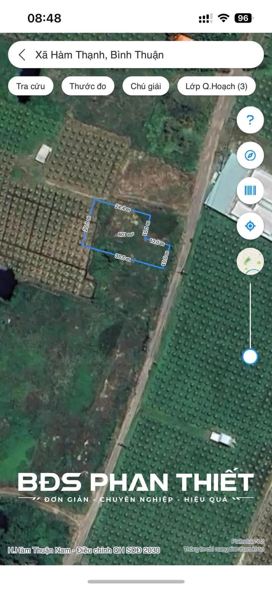Bán đất 710m² (100m² thổ cư) tại Hàm Thạnh, Phan Thiết - Ảnh thu nhỏ 2