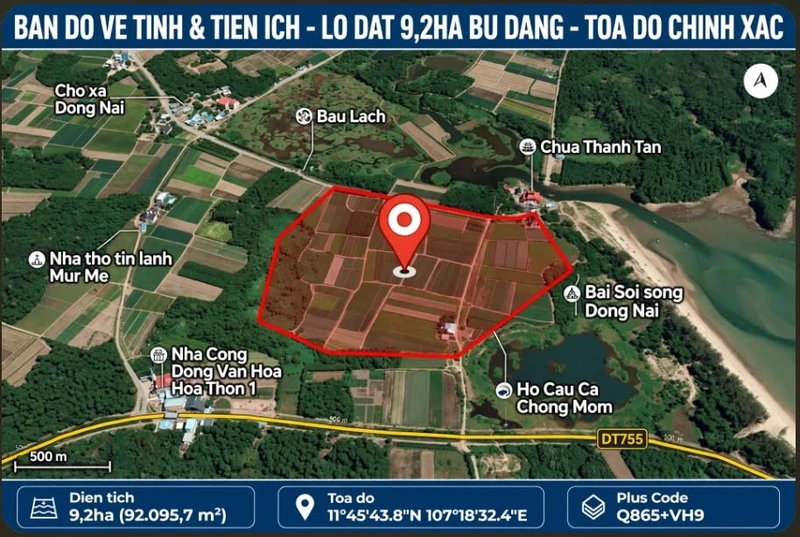 Bán 9,2 ha đất rừng sản xuất có cao su, sầu riêng tại Bù Đăng, Bình Phước
