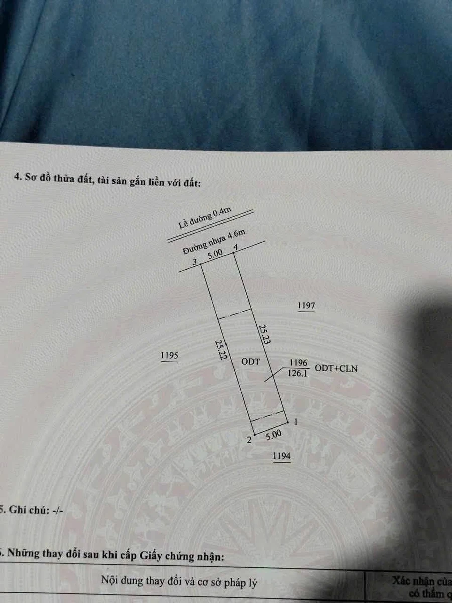 Bán đất Phú Lợi 126m2, đường Phạm Ngọc Thạch 3 tỷ 250 - Ảnh thu nhỏ 2