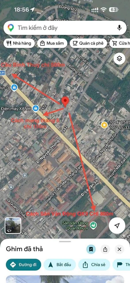 Bán nền thổ cư 40m2 Cần Thơ giá 1,05 tỷ - Ảnh thu nhỏ 2