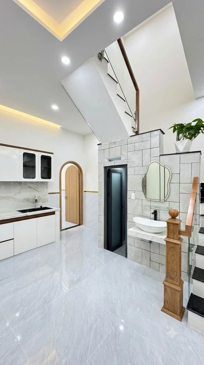 Bán nhà mới 2 tầng 4x14m full nội thất, hẻm ô tô gần chợ Gò Xoài, Bình Tân - Ảnh thu nhỏ 2