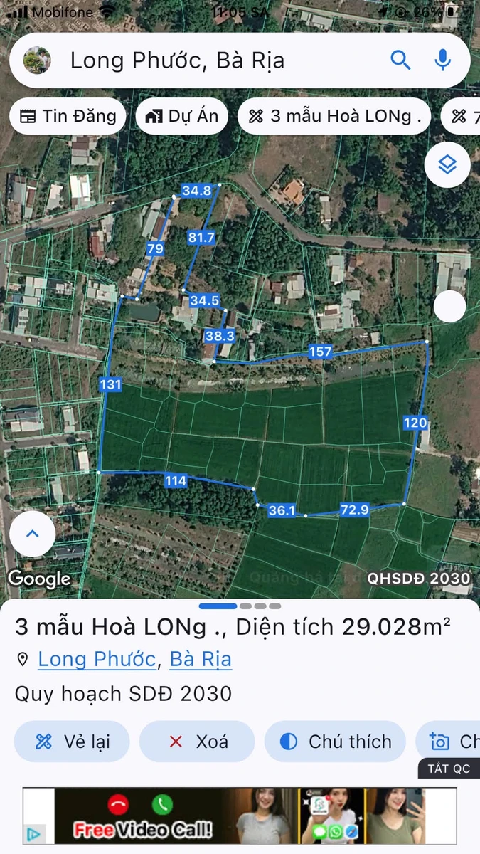 Bán nhà vườn 3 mẫu mặt tiền đường nhựa 62 gần HL2, Phường Tam Long, TP.HCM - Ảnh thu nhỏ 2