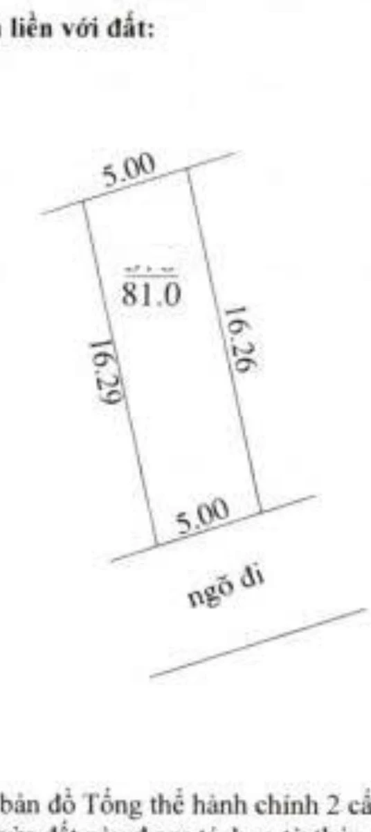 Bán đất Xuân Linh Xuân Mai 81m2 thổ cư 1,3 tỷ - Ảnh 1