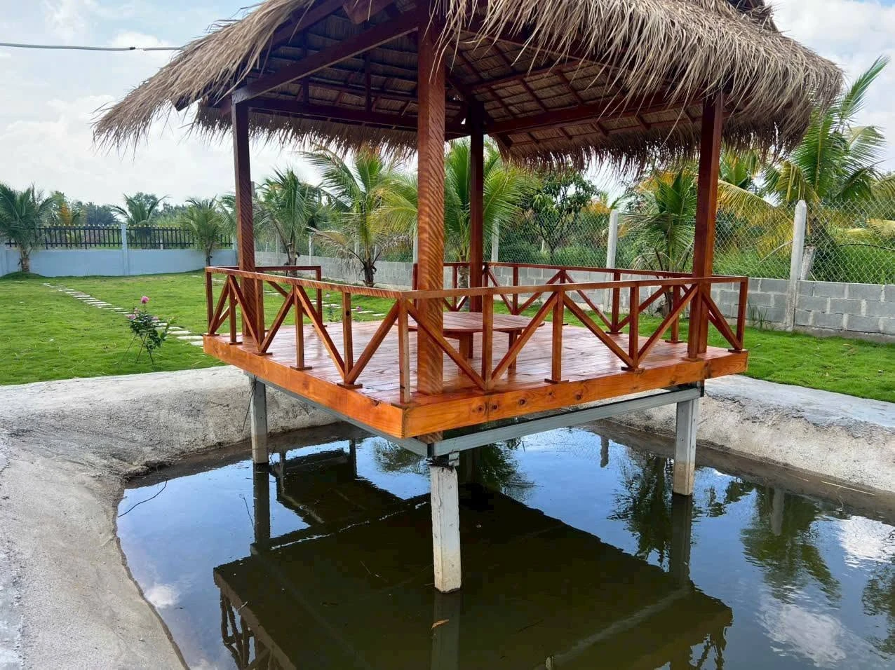Bán nhà vườn 1052m² 2 PN view sông Vàm Cỏ Bến Lức Long An - Ảnh 1