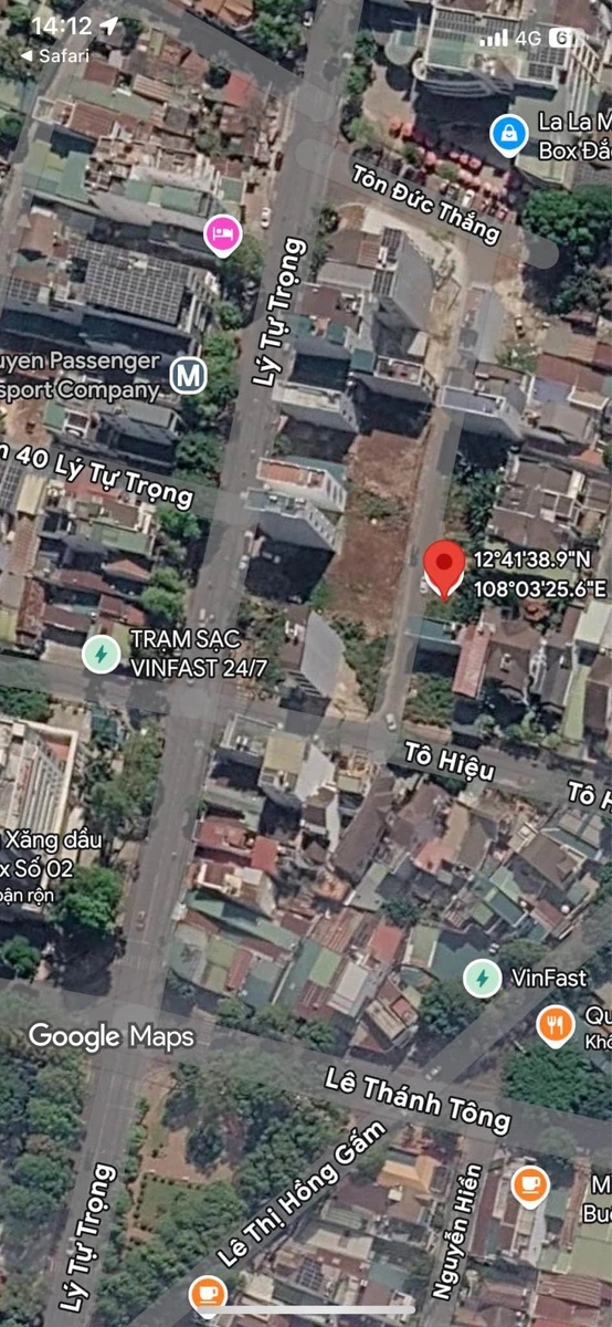 Bán lô đất TDC Lý Tự Trọng 5x13,6m, thổ cư 100%, giá 5 tỷ 650 triệu, TP. Buôn Ma Thuột - Ảnh 1