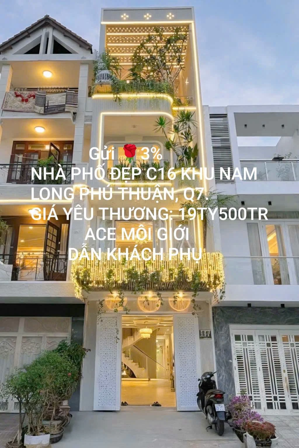 Bán nhà phố hiện đại 4 tầng 234m² khu Nam Long Quận 7, giá 19,5 tỷ - Ảnh 1