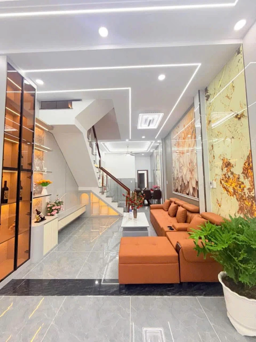 Bán nhà 1 trệt 2 lầu 64m2 (4x16) sổ riêng, 3PN, Tân Phước Khánh, Tân Uyên, Bình Dương, giá 4 tỷ - Ảnh thu nhỏ 5