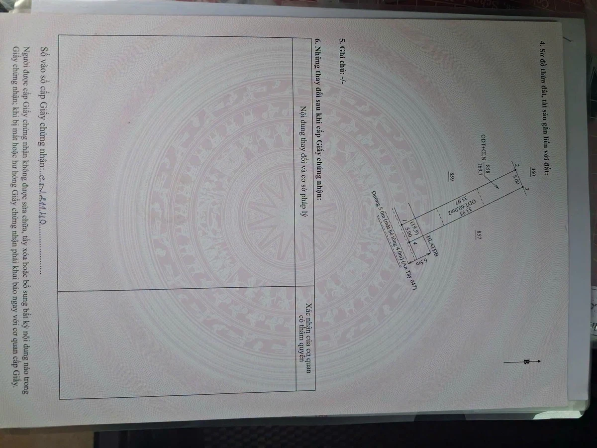 Bán lô đất An Tây Bến Cát 160m² giá 1 tỷ 350 - Ảnh thu nhỏ 4