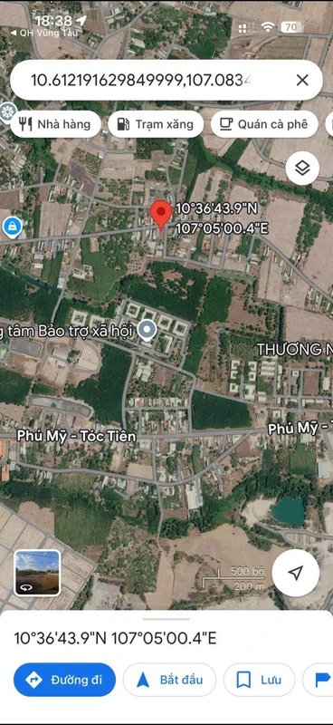 Đất bán Phú Mỹ Tóc Tiên 1.28 sào 1.9 tỷ
