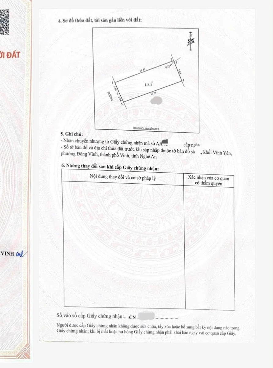 Bán lô đất 116m2 mặt tiền đường Thông, giá 3 tỷ 3 - Ảnh 1