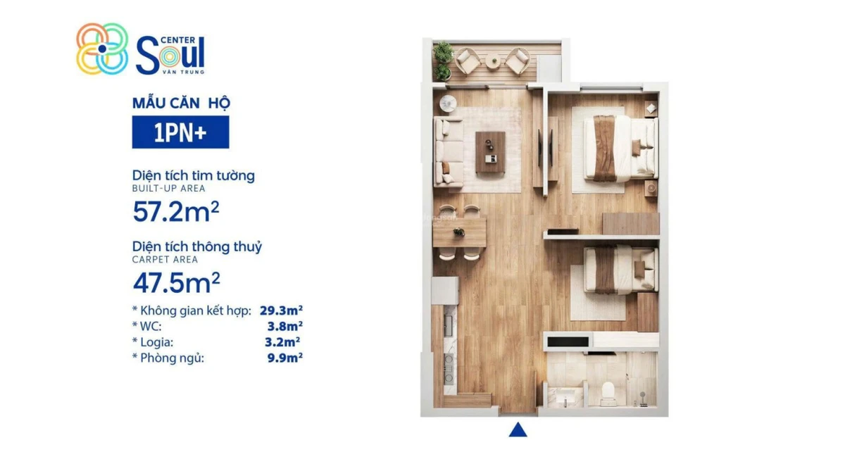 Sở hữu căn hộ NOXH giữa tâm điểm công nghiệp Bắc Ninh Soul Center Vân Trung nhà ở xã hội - Ảnh thu nhỏ 3