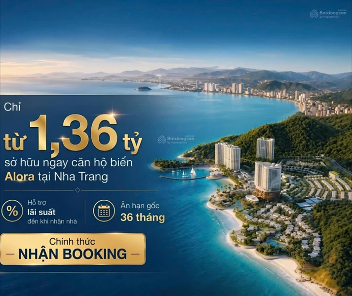 Vega Alora Residences, căn hộ biển cuối cùng tại nội đô Nha Trang, chính thức mở bán từ 1,36 tỷ