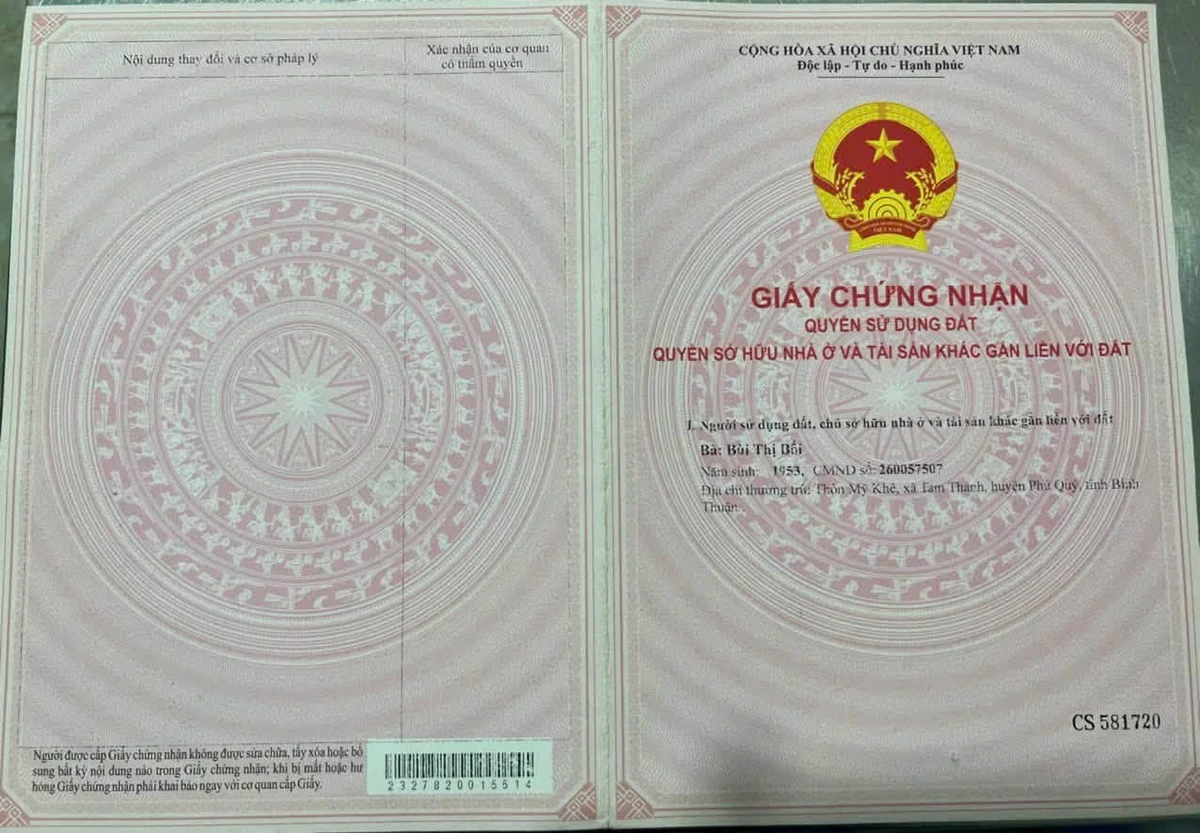 Bán mặt tiền 5 lô đất 3.571 m2 Võ Văn Kiệt Phú Quý - Ảnh 1