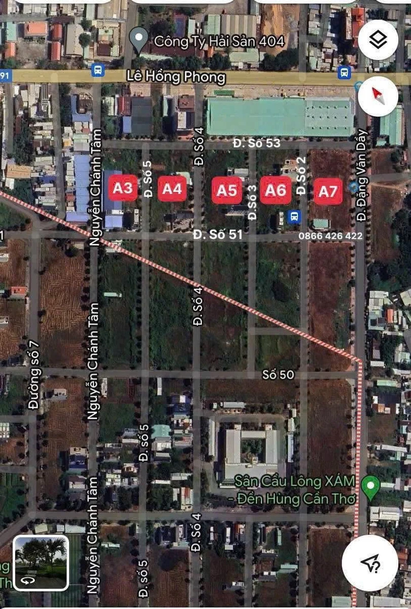 Bán nền đất 5x24m gần Lê Hồng Phong, Cần Thơ, 115m2 - Ảnh thu nhỏ 2