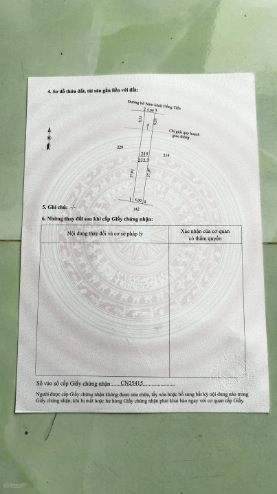 Cần bán đất chính chủ 1.257m2 thổ cư mặt tiền đường nhựa 27m xã Hưng Thạnh (cũ) Tháp Mười Đồng Tháp - Ảnh thu nhỏ 4