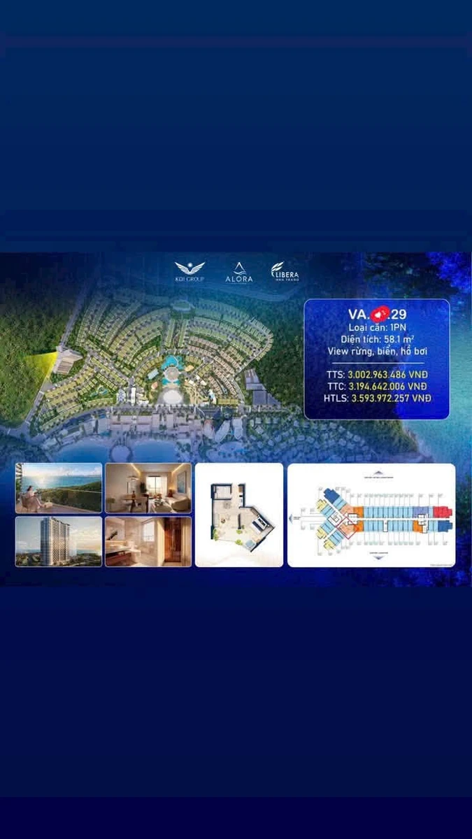 Bán căn hộ 1PN, 58m² view biển tại Nha Trang - Ảnh thu nhỏ 2