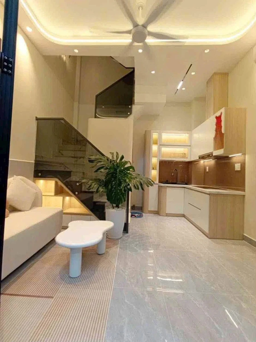 Bán nhà 3 tầng 24m2 đường Thạch Lam, Tân Phú, full nội thất - Ảnh 1