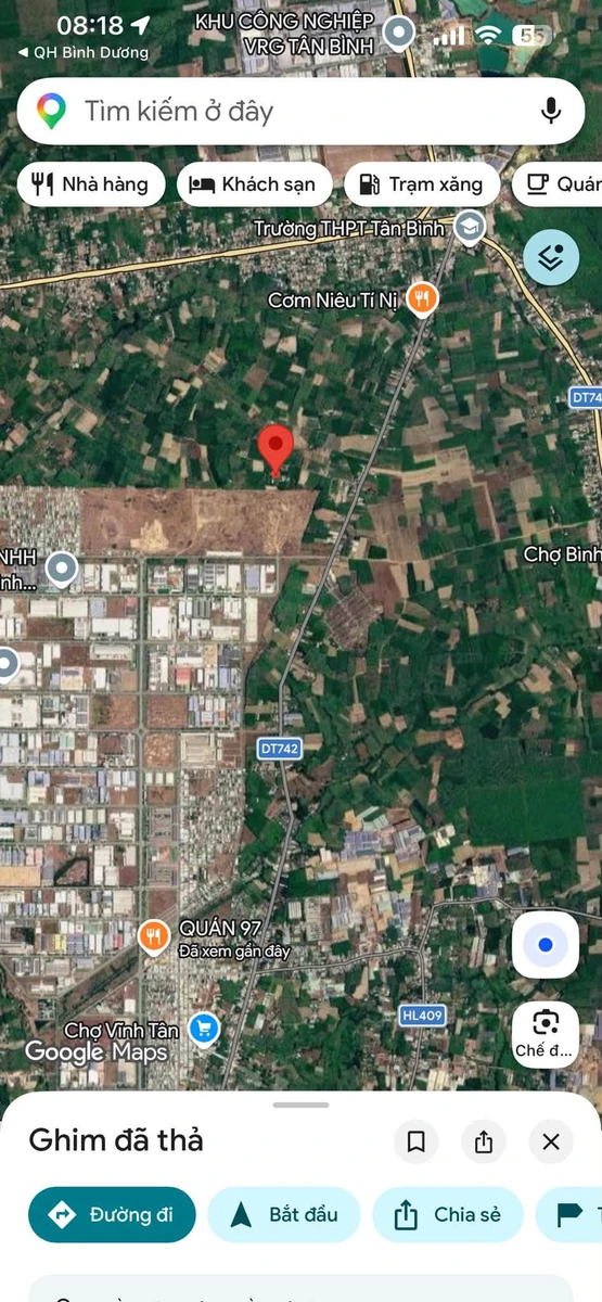 Bán đất 1000m² đường xe tải gần VSIP 2A, Bình Dương 2 tỷ 750 - Ảnh thu nhỏ 5