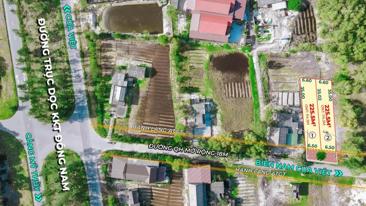 Bán đất Nam Cửa Việt, Quảng Trị, gần biển, gần KCN - Ảnh thu nhỏ 3