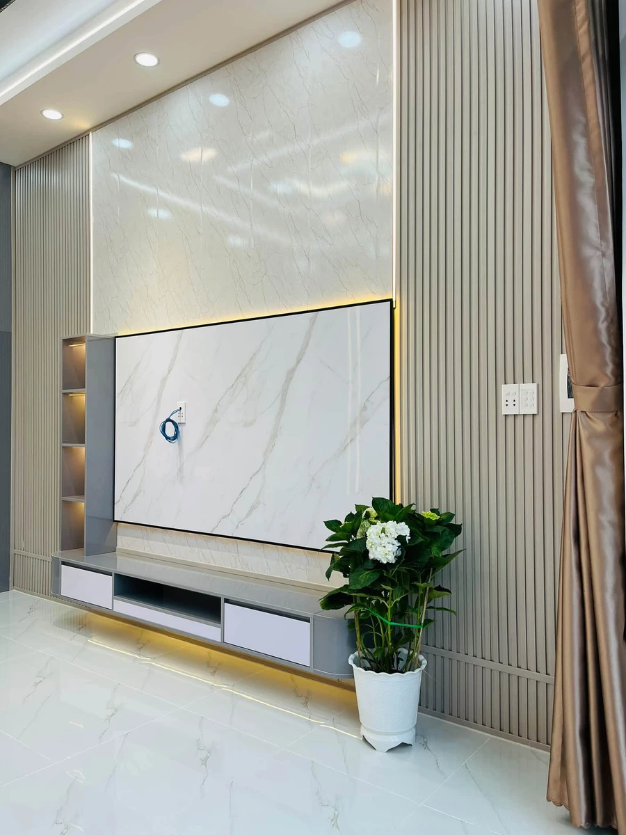 Bán nhà mới xây 4x18m, 3PN 2WC, sổ hồng riêng tại KDC Cát Tường Phú Sinh, Mỹ Hạnh Bắc - Ảnh thu nhỏ 3
